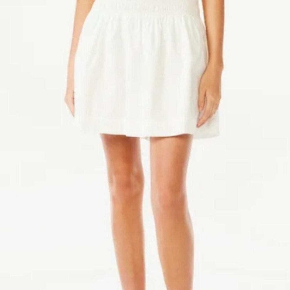 Free-assembly Women's White Skirt